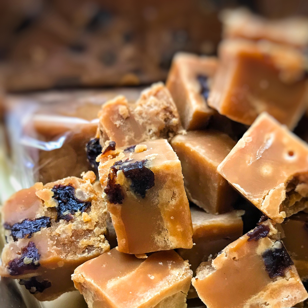 Rum and Raisin Fudge